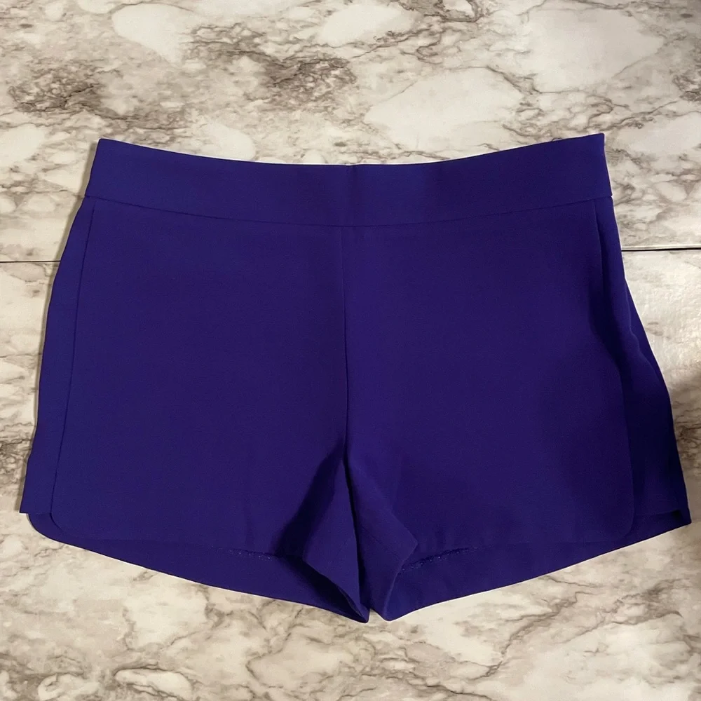 J.Crew Women’s High Waisted Dressy Purple Shorts, NWT, size 8